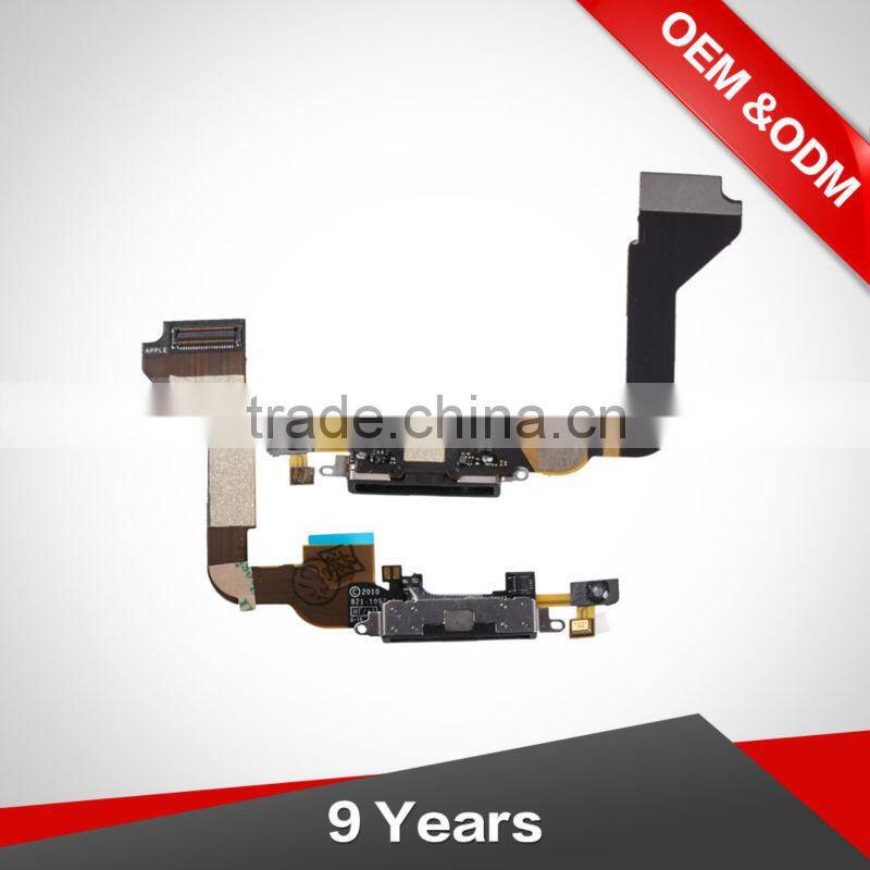 Excellent Quality Original Replacement Charging Port Flex Dock Connector For Iphone 4