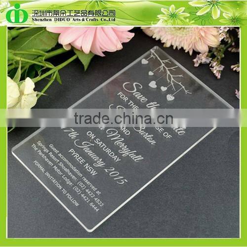 DDI-C026 Trade Assurance Cheap Wedding Invitations