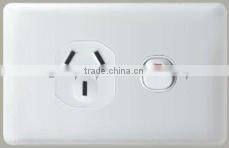 New design super thinner SAA approved Australia Wall GPO and switch