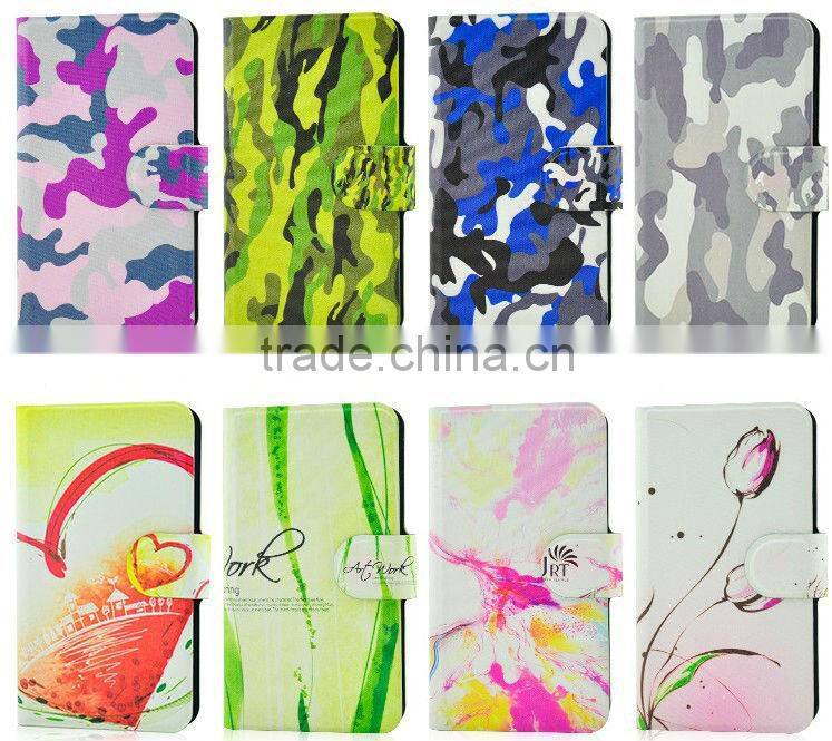 New products Book Wallet Case for huawei ascend P7