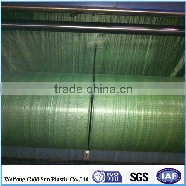 pp woven silt fence / weed control mat with selvedge