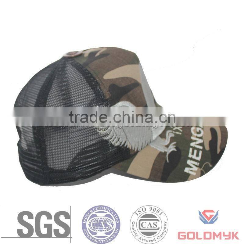 Camo Mesh Caps, Cotton Trucker Hat