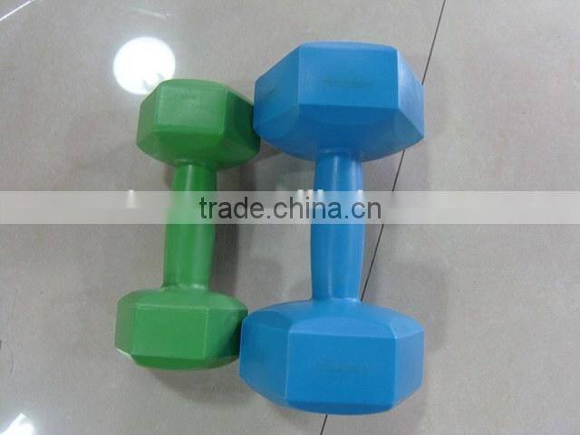 Sand Filled Dumbbell plastic coated dumbbells