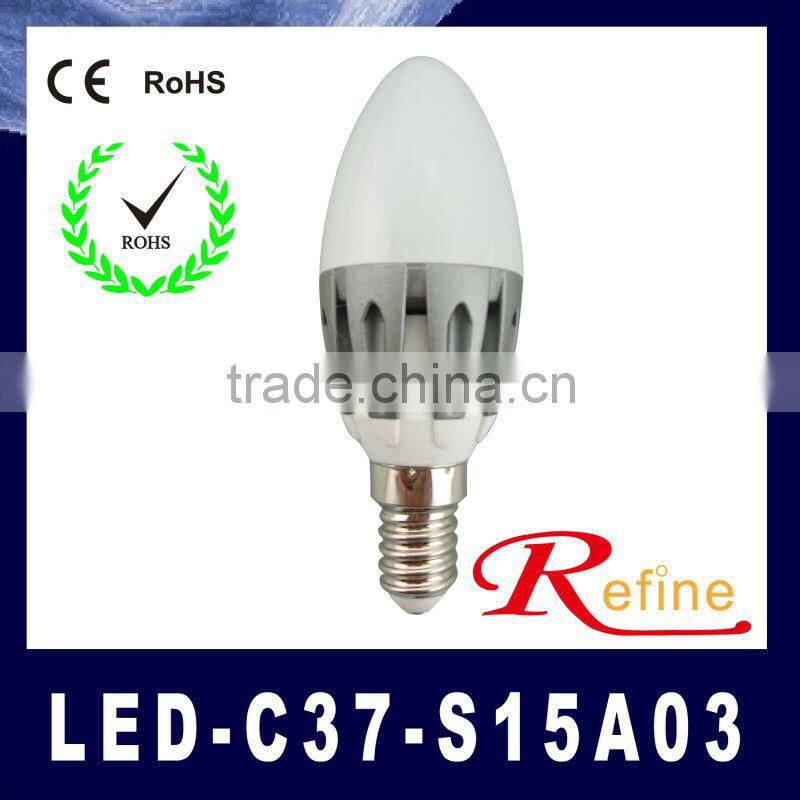 led candle bulb big sale 3W 5W e14 CE/ROHS led lights