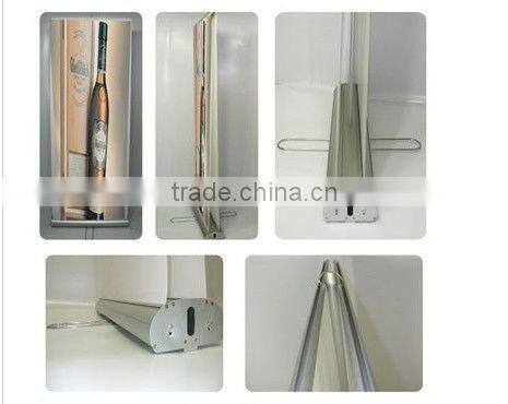 Roller banner with two-side