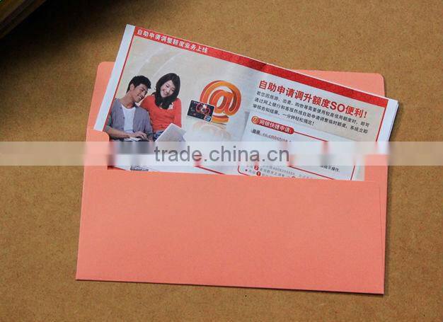 Hot Selling OEM printed kraft paper gift or business envelope with wholesale price