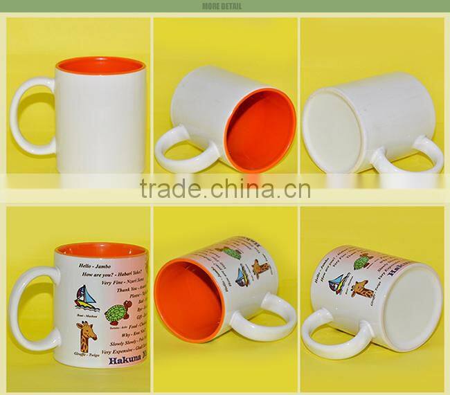 A grade sunmeta directly ceramic 11oz blank sublimation color mug