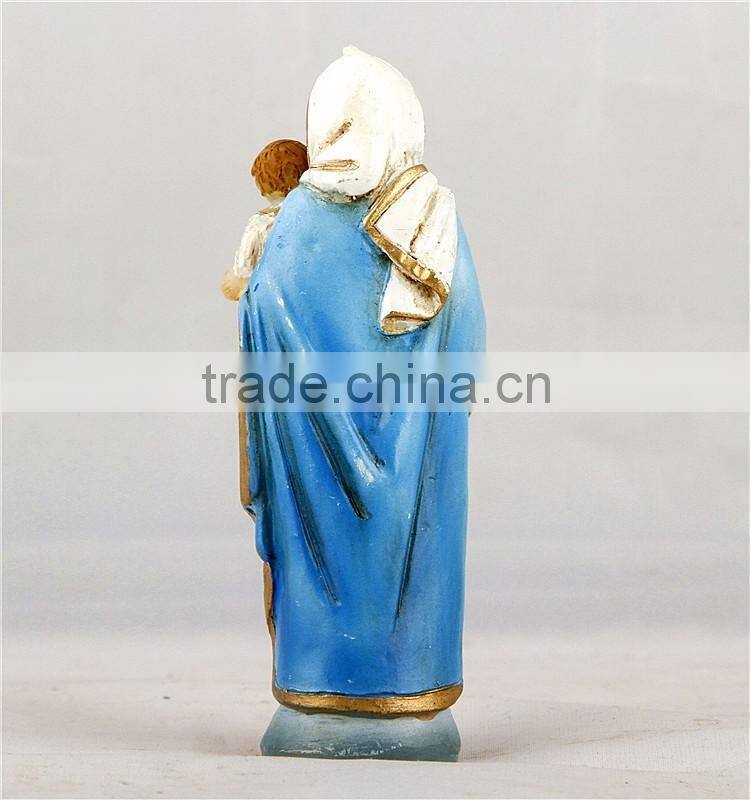 Resin Virgin Mary and Baby Jesus Statue Religious Statues