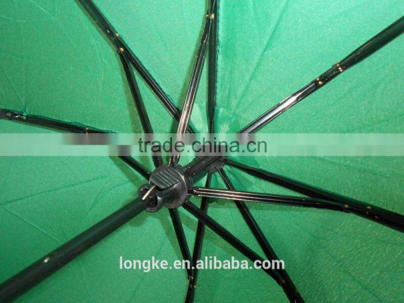 regular umbrella 3 folding hand open umbrella