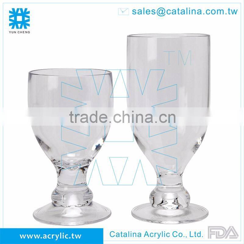 Acrylic Clear 11oz Transparent Cola Beer Glass