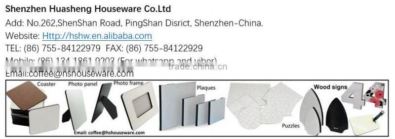 sublimation blank MDF 12mm shield for collection from China
