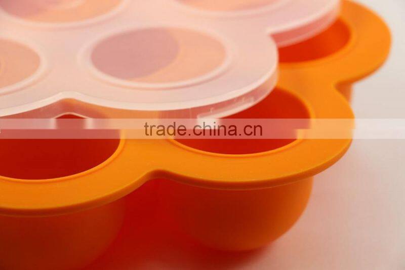 Wholesale FDA food grade non stick bpa free silicone baby food containers