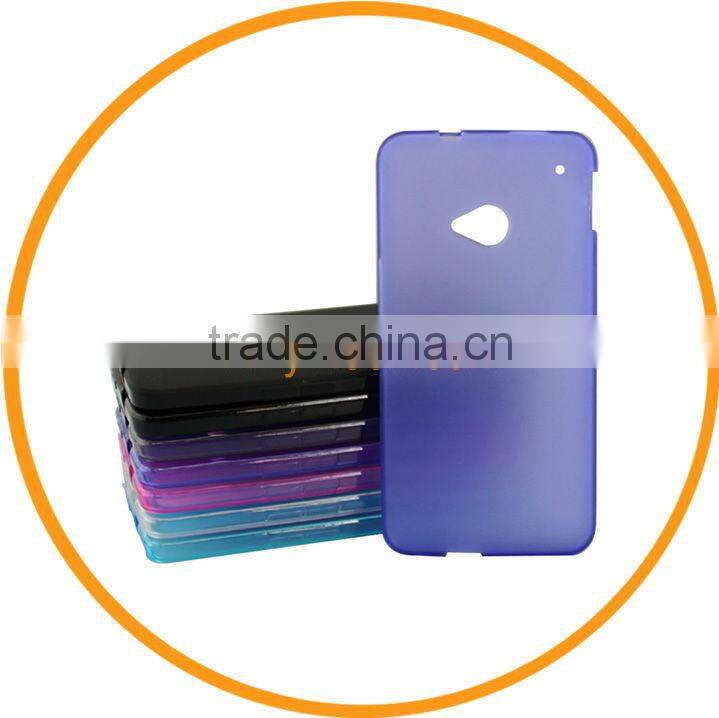Matte Clear TPU Gel Skin Case Cover For HTC ONE M7 Phone Accessory from Dailyetech