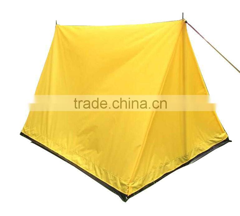 Folding triangle image tent