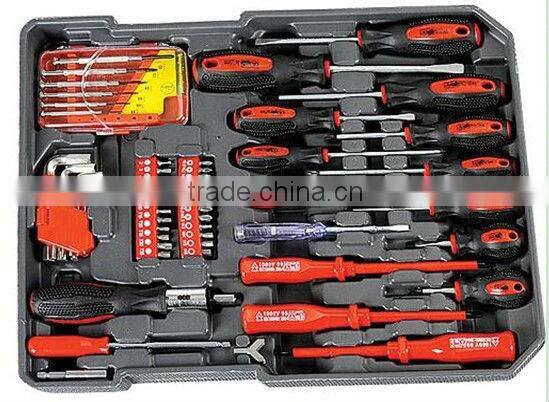 aluminum tool case with cut-out foam insert