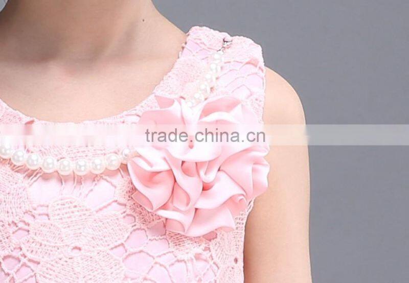 kids summer dress short sleeves dress infant flower girl dresses