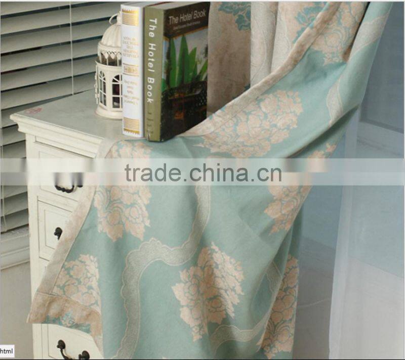 wholesale price home taxtile factory supply elegant design jacquard curtain fabric