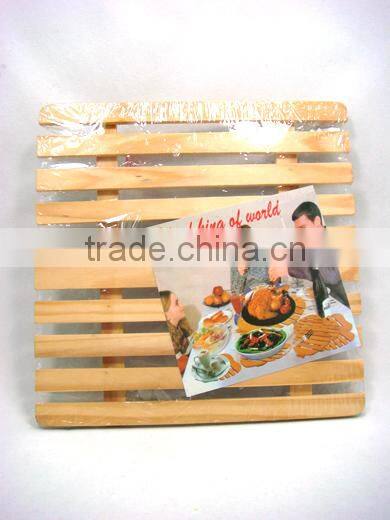 Square-style Wood Cushion/Heat Pad/Mat/Holder For One Dollar Item, Kitchen Use