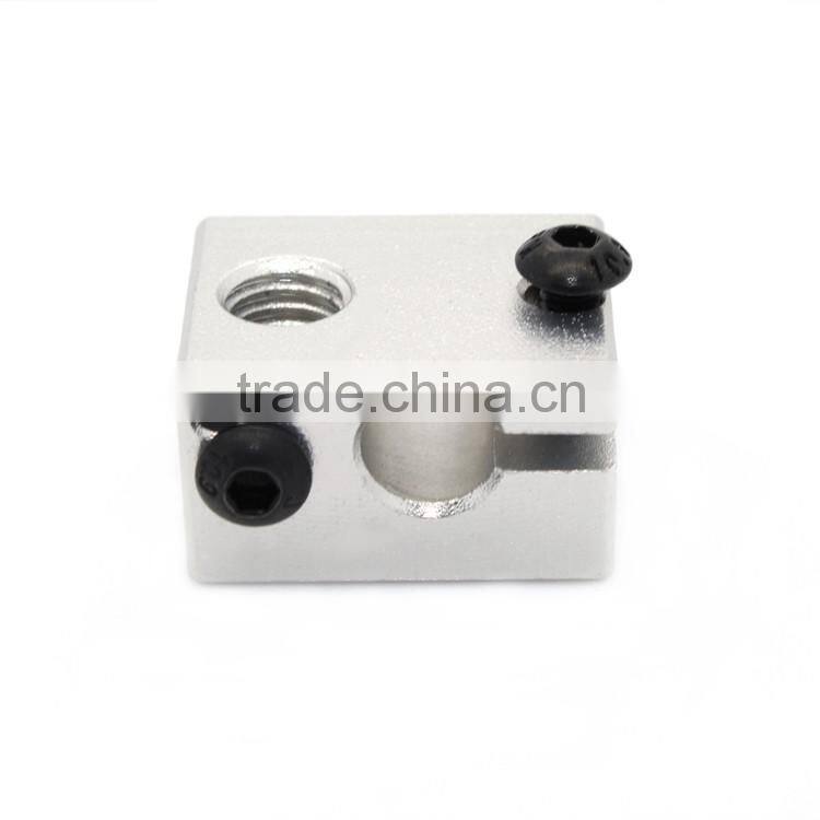 E3D V6 Block for 3D printer,3d printer spare parts metal E3D V6 hotend block