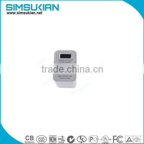 high quality competitive price 5v 1.2ma 1200ma portable power adapter from simsukian