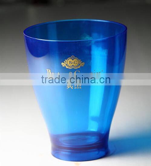 Hot sale acrylic champagne ice bucket for Christmas decoration