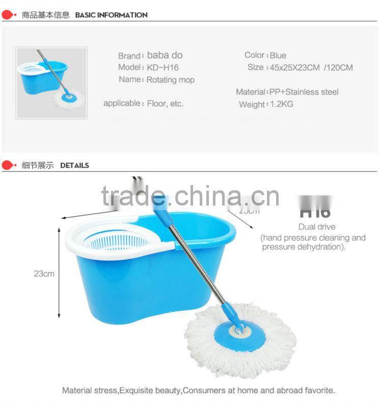 Spin Mop Deluxe Cleaning System with 2 Mop Heads