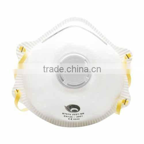 nonwoven dust proof N95 valved face mask