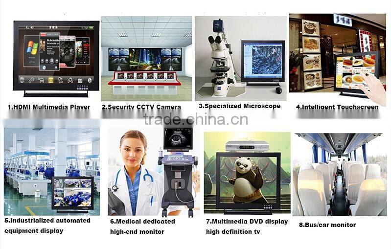 Indusrial Use Metal Case VGA Input 17inch Open Frame TFT LCD Monitor