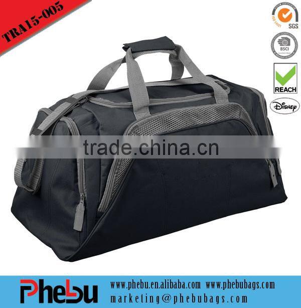 Fashion Denim Blue canvas duffel bag