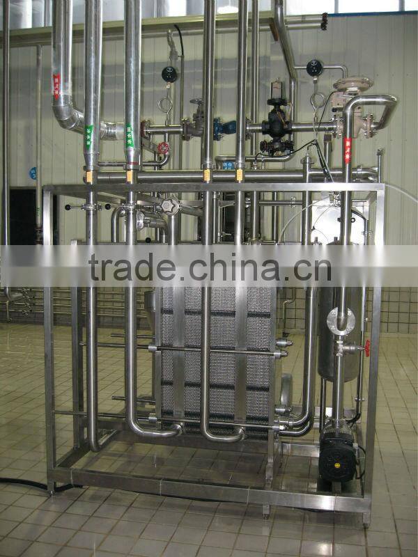 plate type cheese sterilizer 72C/12S processing