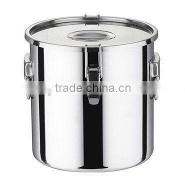 SuperSteel 18/8 Stainless Steel Induction Ready Stock Pot with Cover, 20-Quart, Natural