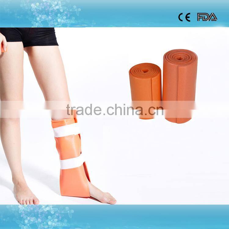 Easy operate aluminum paded sam splint orthopedic fracture splint arm / foot splint