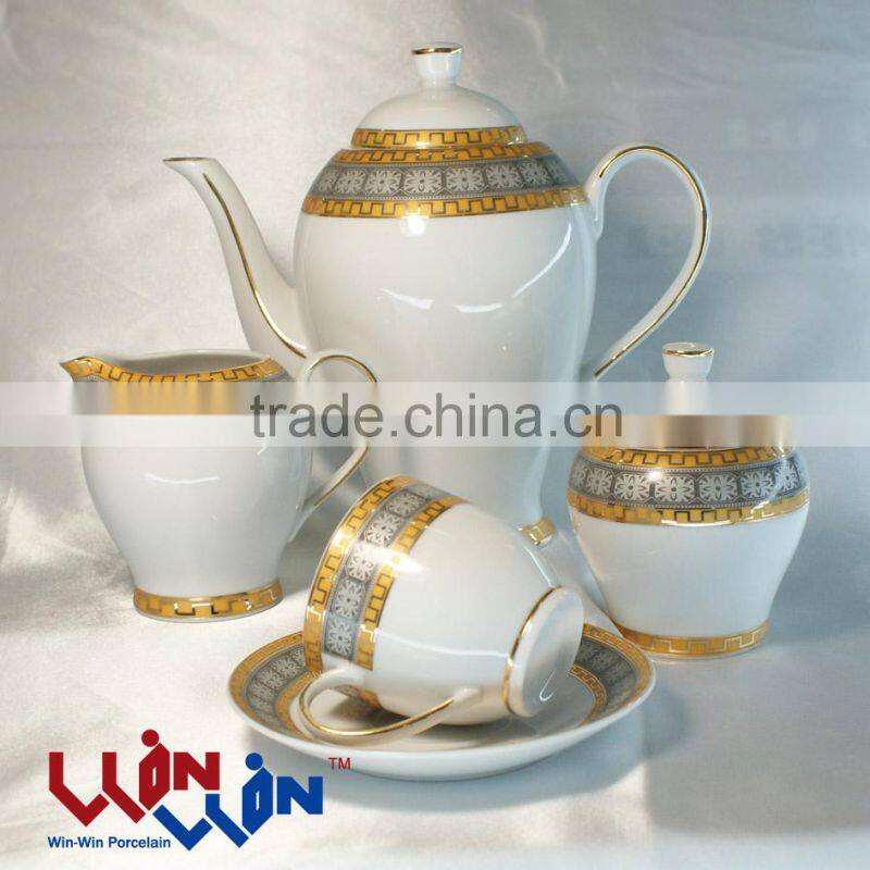 17pcs porcelain tea set