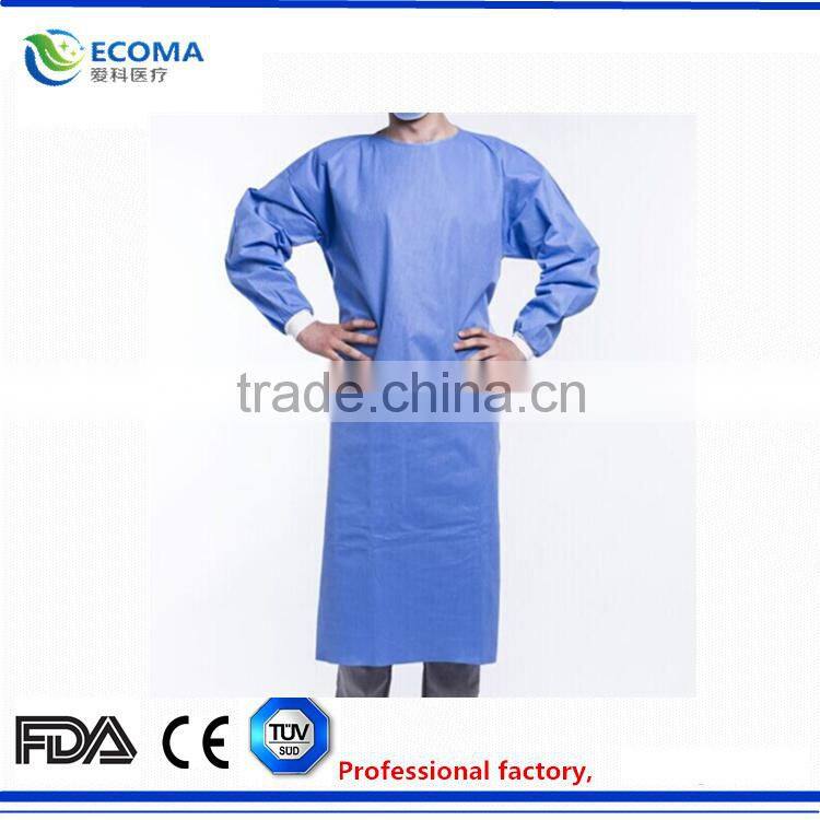 From factory with FDA AUDIT High Risk Reinforced SMMS Surgical Gown