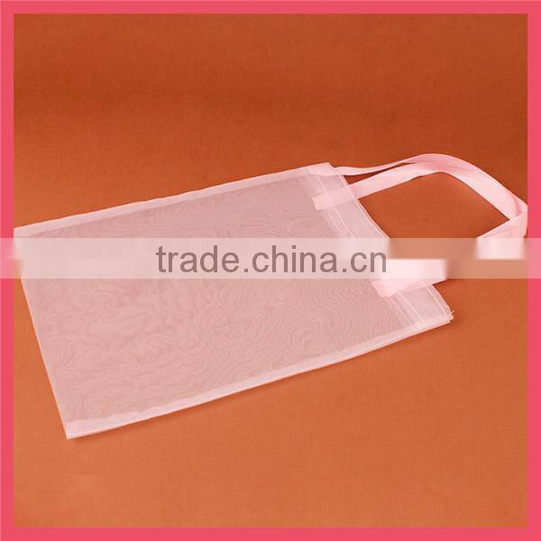 2014 wholesale factory price creative new gift long organza wine bottle bag