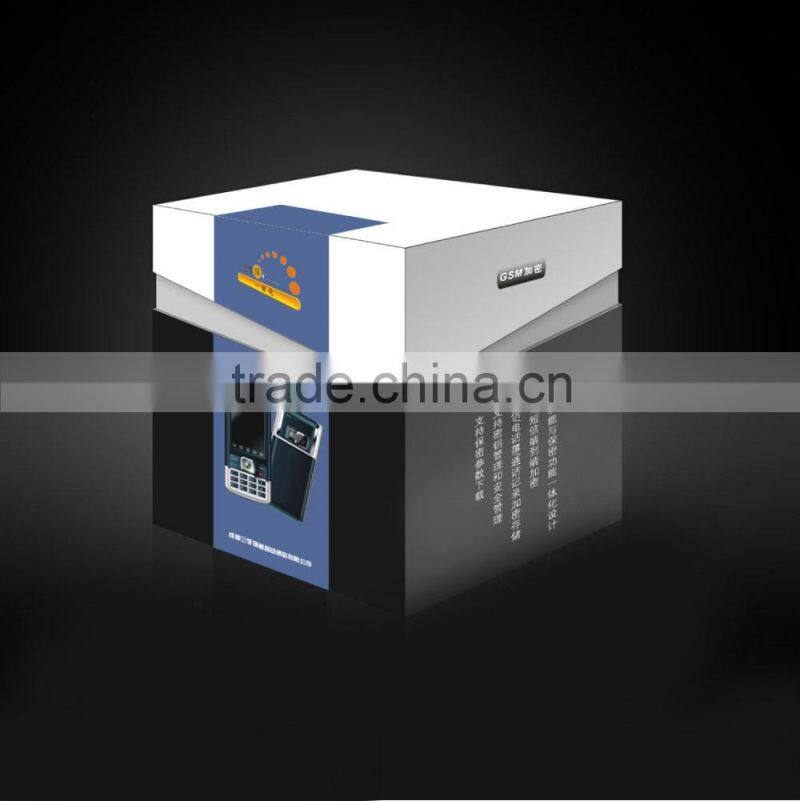 Logo printed paper box for mobile phone / Custom packaging paper box for cell phone