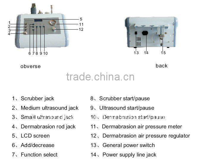 hot portable microdermabrasion beauty device OB-MD 02