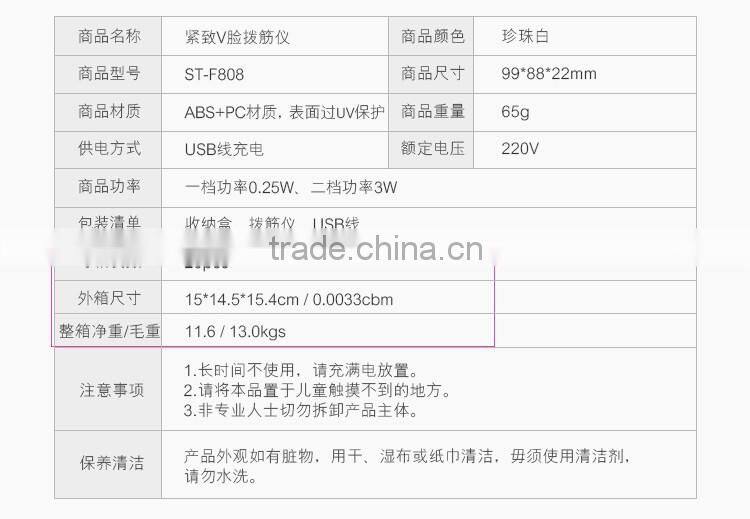 Mini facial equipment for anti-aging and wrinkle removal