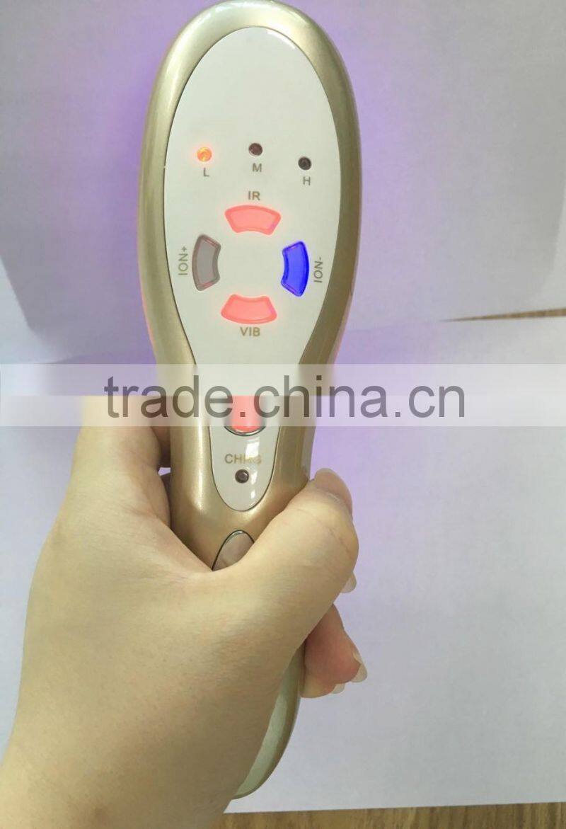 China Manufacturer Electric Hair Growth Laser Comb with LED Red & Blue Light Therapy