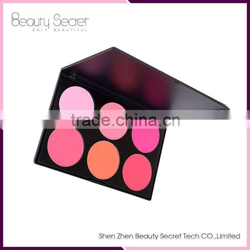 Hot loving 6 colors blusher plaette