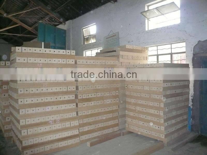 Wood pallet block hot press machine and wood block making machine