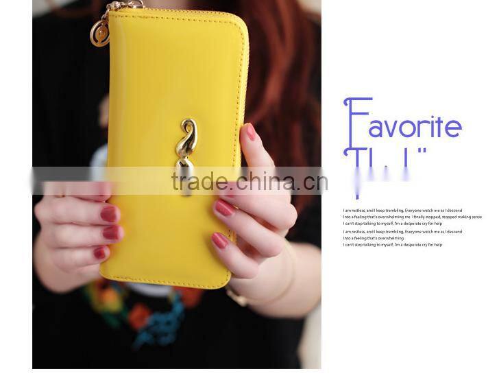 New Women's Wallets Brand High Quality Mustache Purse Clutch Wallets Lady Coin Purse Cards Holder Solid