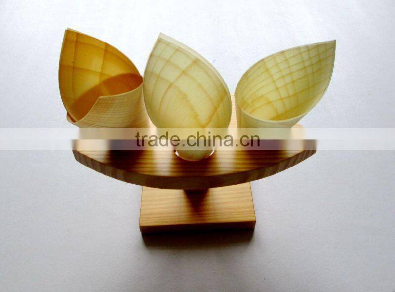 Bamboo sushi cone shelf