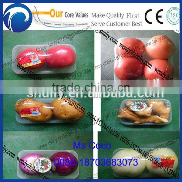Cling Film Tray Wrapping Machine pallet wrapping machine film shrinking machine