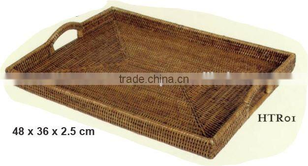 rattan basket with many designs