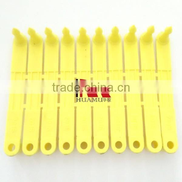 sheep ear tag 74*8 mm yellow one piece ear tag