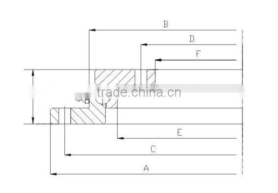 Hot rolled steel ball bearing turntable