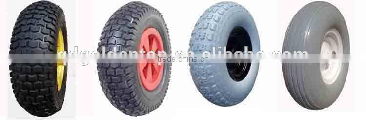 600KG heavy duty garden wagon cart with big turf wheels