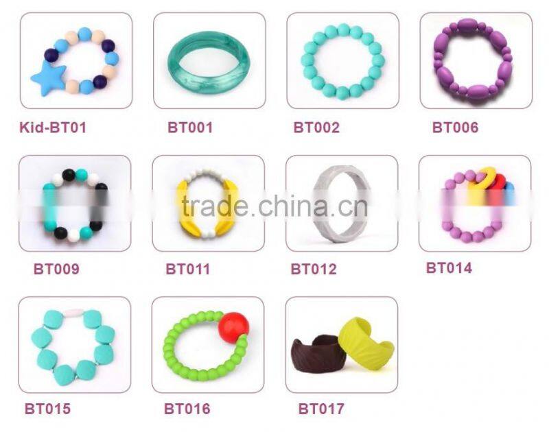 New Design Cute Silicone Gingerbread Man Teether