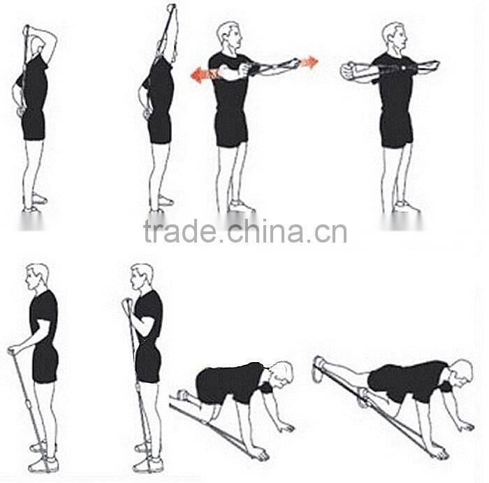 Soft Rubber Stretch Resistance Band, Exercise Loop Cord Strength GYM Bodybuilding Resistance Band